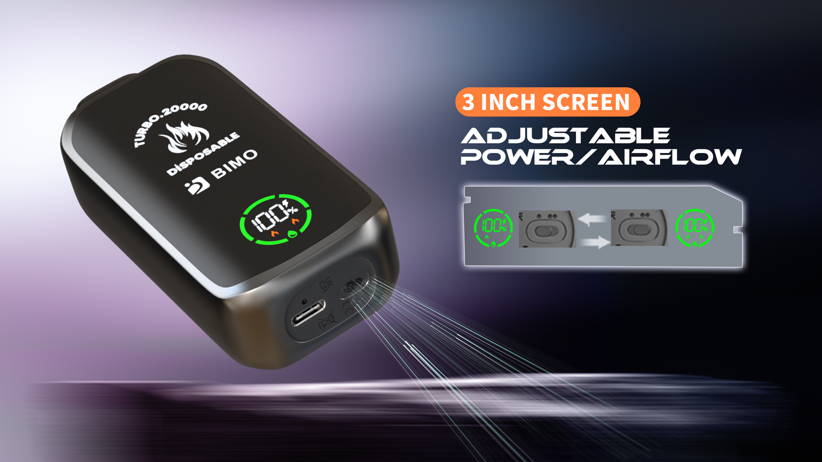 BIMO Turbo 20000 Puffs - Image 3